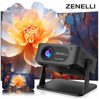 📽️Projektor Multimedialny HD – Kino Domowe w Każdym Miejscu HDMI/USB Smart TV Android 11 LED